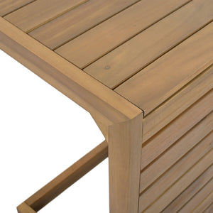 Aluminum Outdoor C - Shaped Side Table For Patio