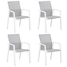 Patio Stackable Dining Chairs (Set of 4)