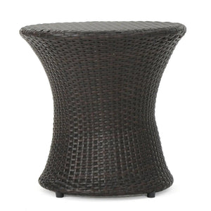 Thrive - Hourglass Rattan Table With No Glass Top