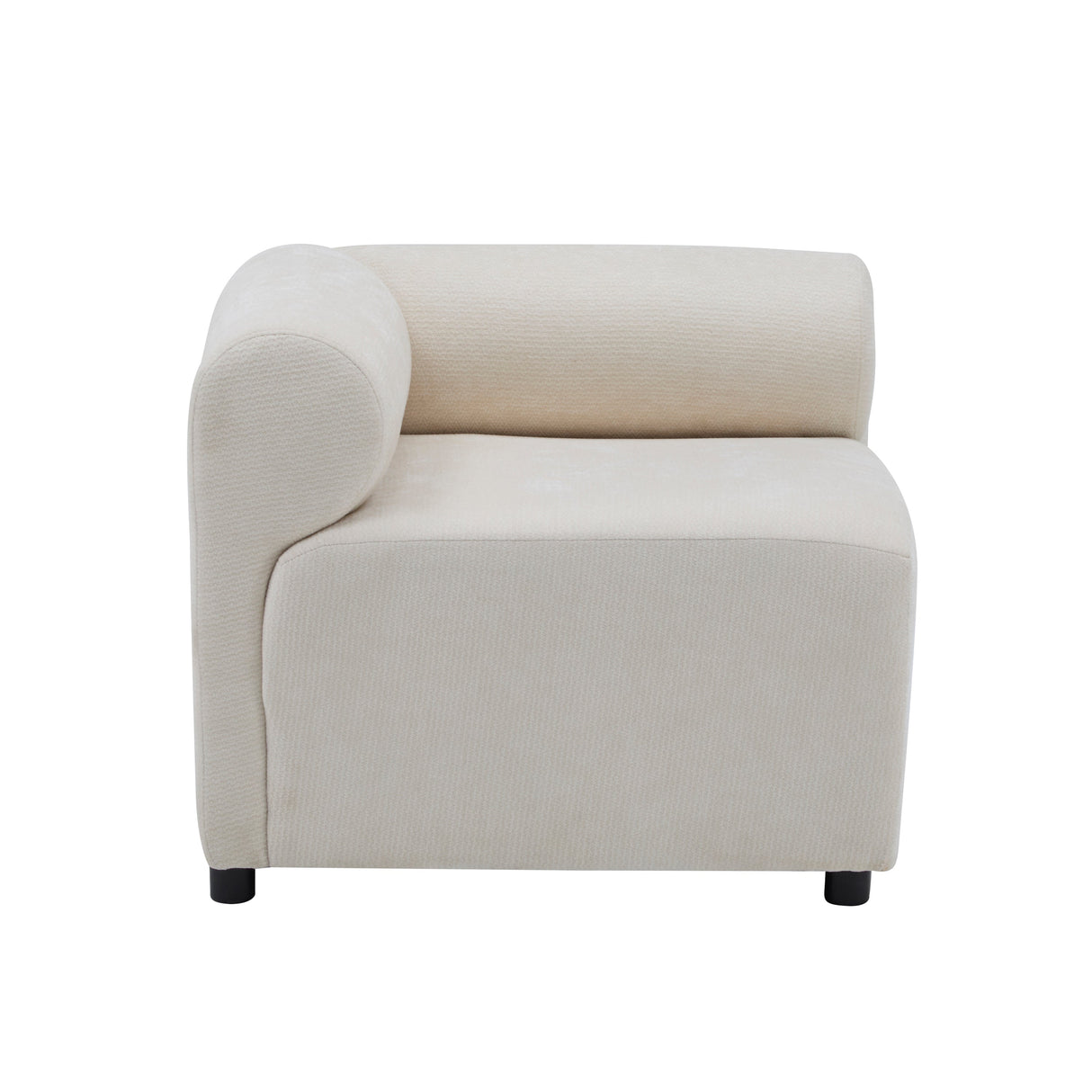 Evelyn 109 in. 6-Piece L Shaped Modular Chenille Sofa Couch