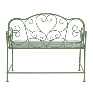 Sunnydaze Outdoor Garden Bench - Green