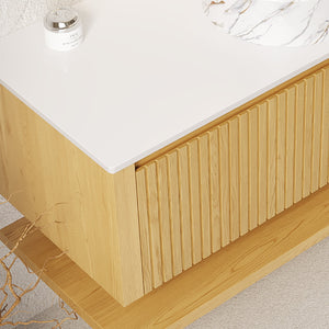 Hizon 48" Wall-Mounted Corolla Bathroom Vanity
