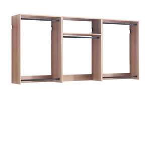Devi - Wall Mounted Wood Closet System & Modular Design