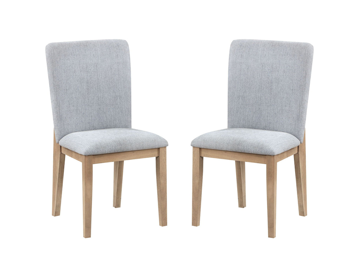 Caspian - And Oak Finish Dining Chair (Set of 2) - Gray