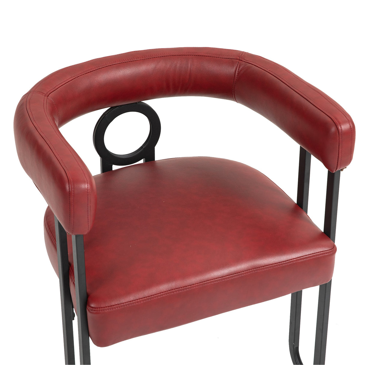 House hold contemporary designed upholstered accent/dining chair/barrel side chairs set of 2