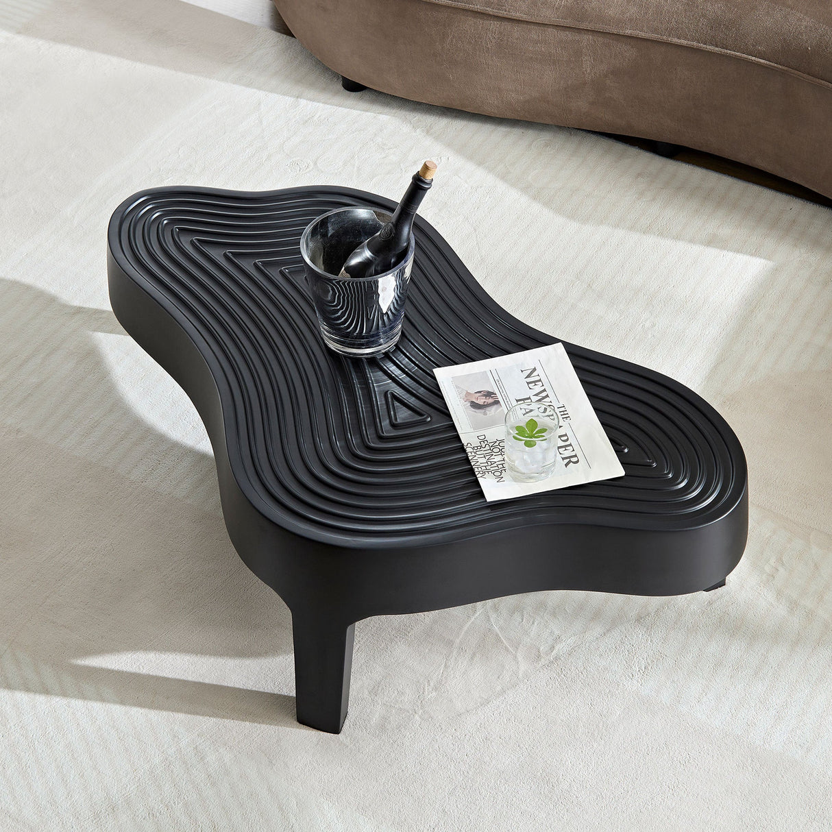 47.24" Fiberglass Cloud Coffee Table