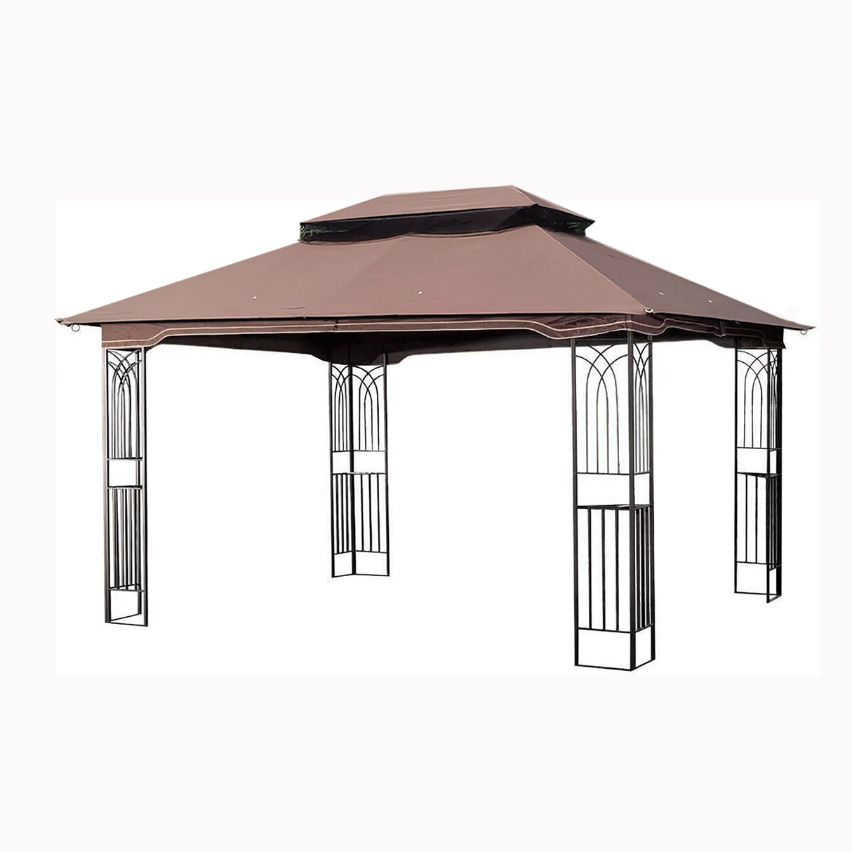 Gazebo tent with double roof & mosquito net
