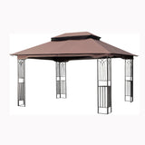 Gazebo tent with double roof & mosquito net