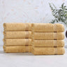 Heritage Egyptian Cotton Plush Thick Absorbent Hand Towel Set of 8 - Egyptian Cotton Hand Towel by Superior Brand
