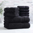 Heritage Egyptian Cotton Plush Heavyweight 8 Piece Towel Set - Egyptian Cotton Towel Set by Superior Brand