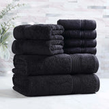 Heritage Egyptian Cotton Plush Heavyweight 8 Piece Towel Set - Egyptian Cotton Towel Set by Superior Brand