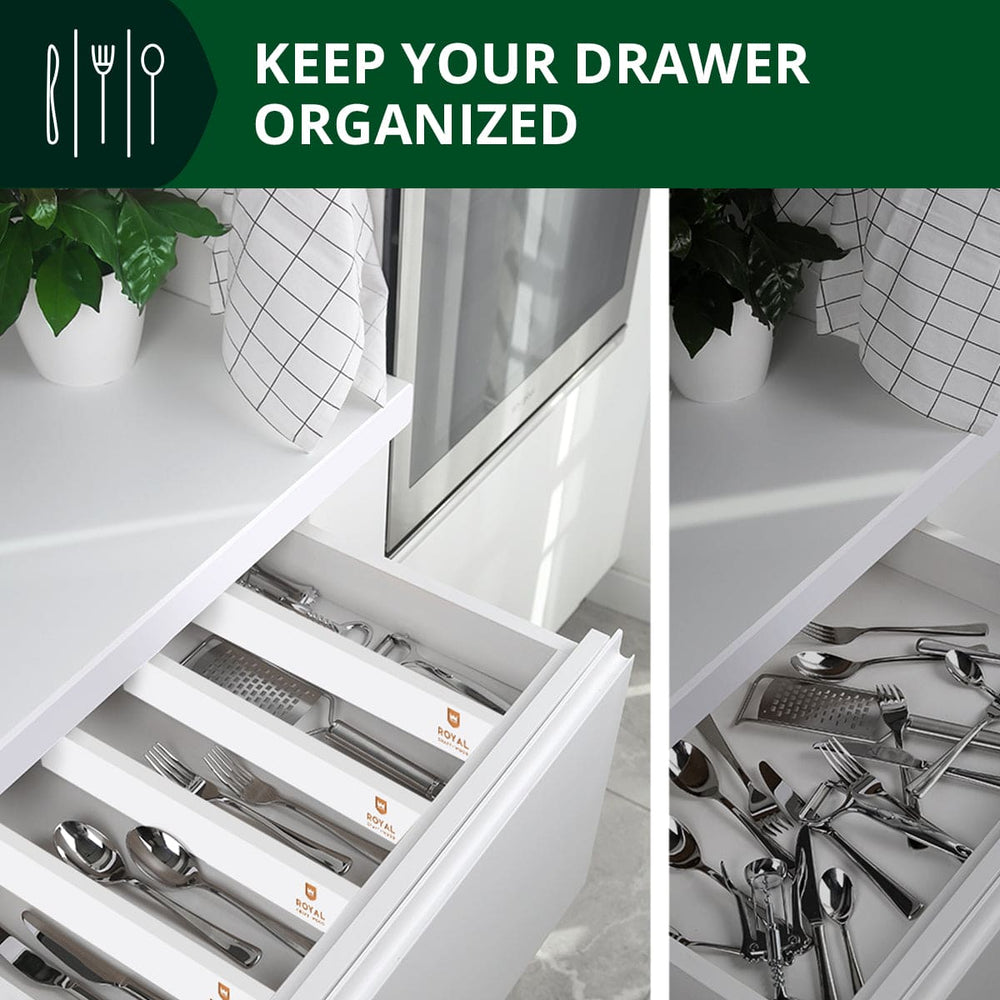 Drawer Dividers 22”, White