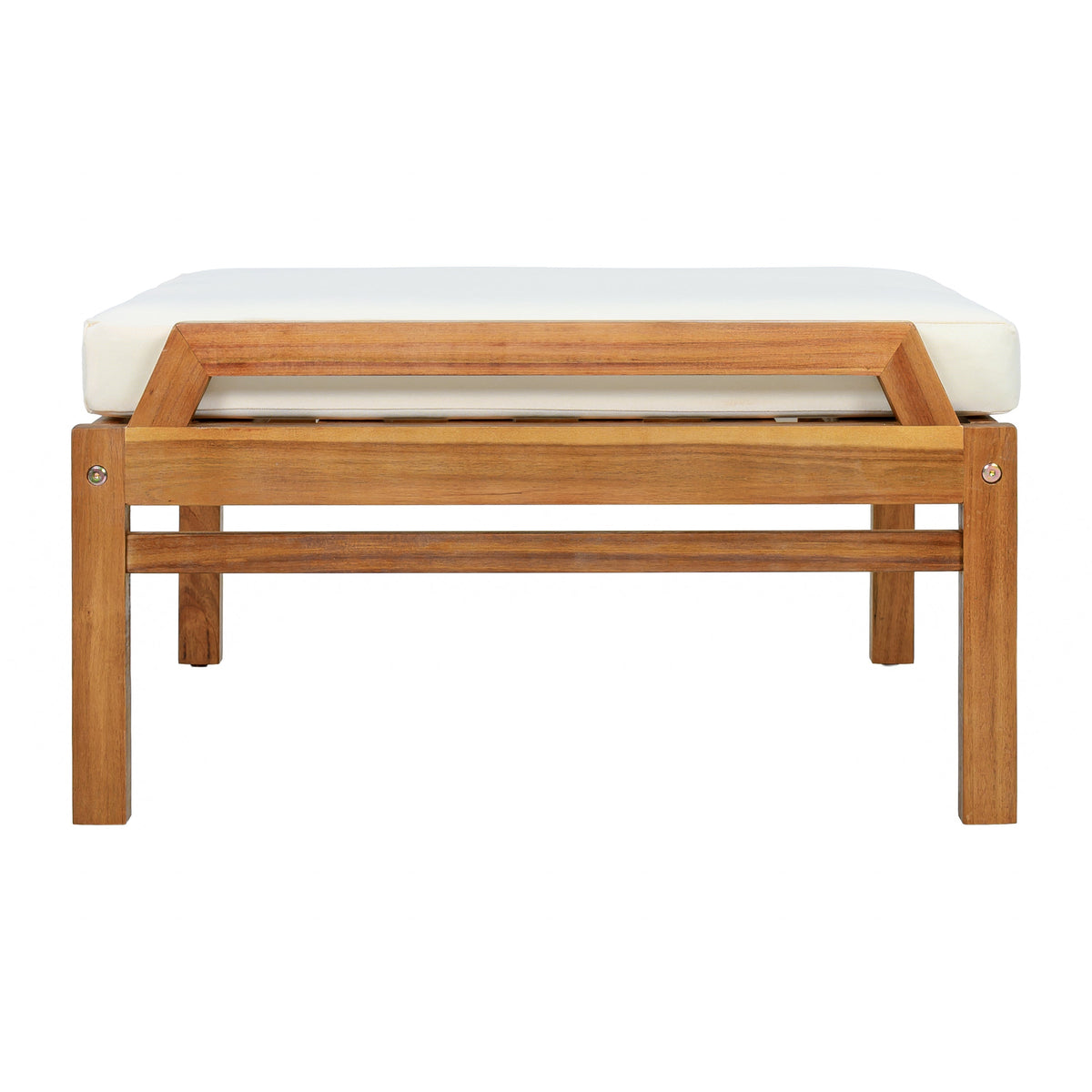 4 Piece Acacia Wood Patio Furniture Set