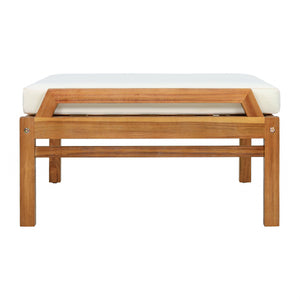 4 Piece Acacia Wood Patio Furniture Set