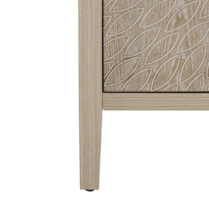 Modern Storage Cabinet With 4 Doors & Adjustable Shelves