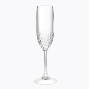 Tritan Lexington - Unbreakable Plastic Champagne Flutes, Durable Glass Alternative (Set of 4), 6Oz - Clear