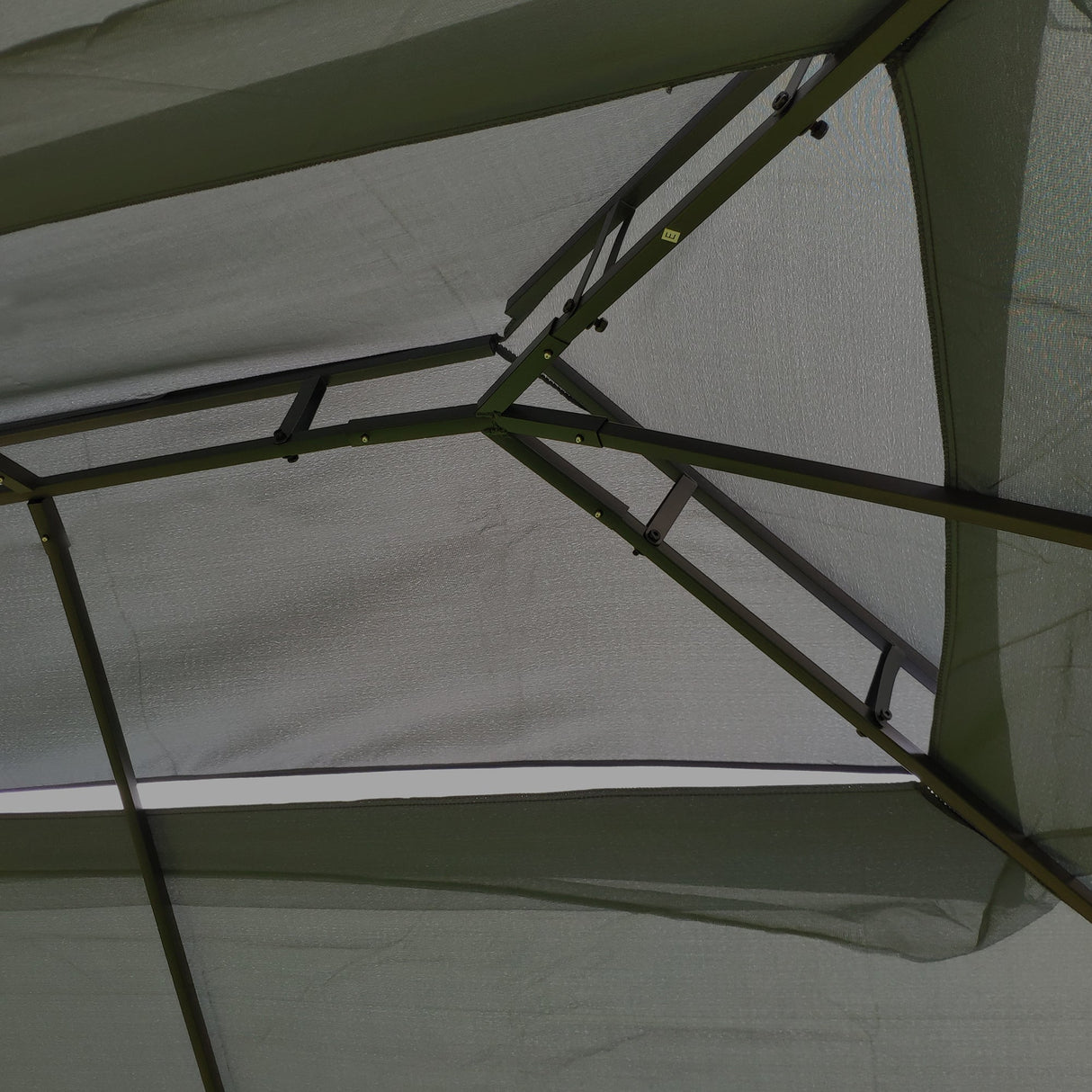 Gazebo tent with double roof & mosquito net