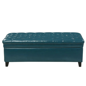Juliana Storage Ottoman With Birch Legs