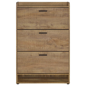 Denia 3-tier Engineered Wood Shoe Cabinet Mango