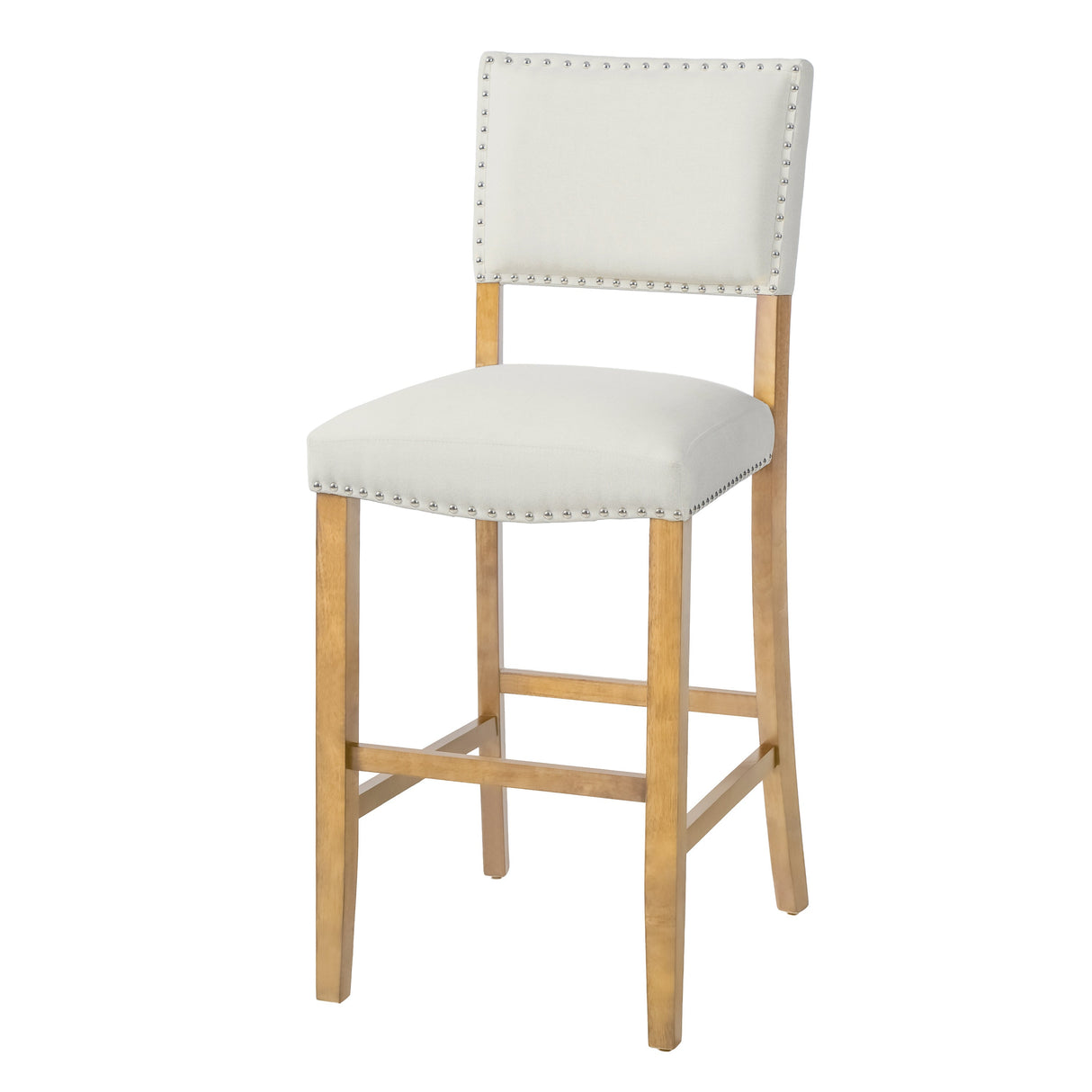 Barstools With Rivet Decoration - Set of 2