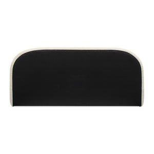 Archie Puffy Grounded Upholstered Platform Bed - Oatmeal Light
