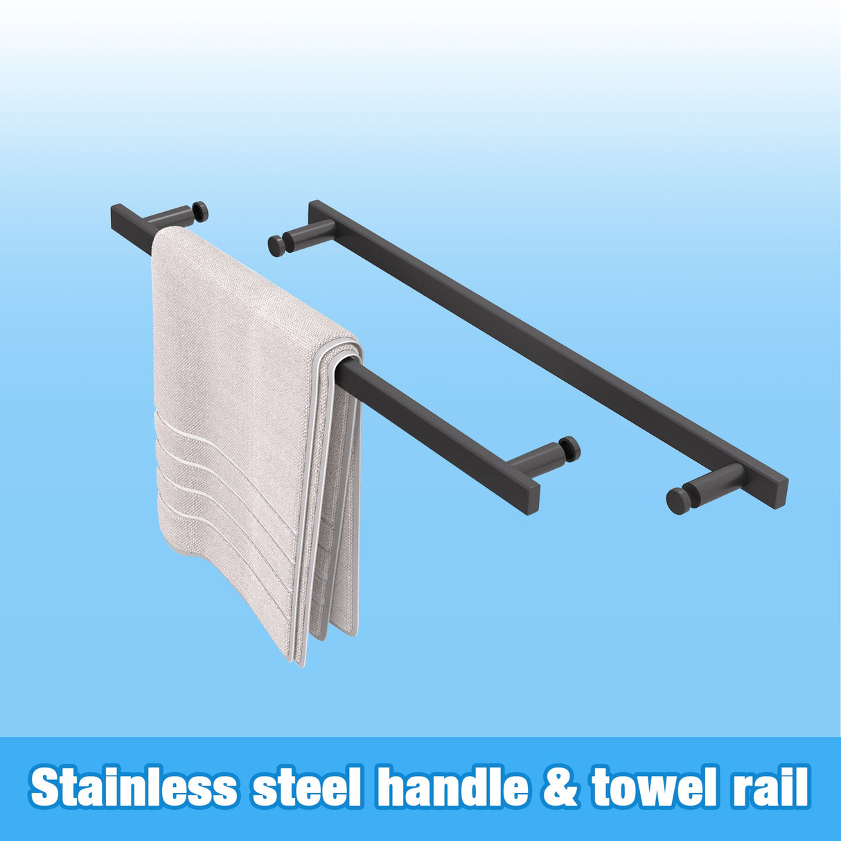 Aluminum Frame Double Sliding Shower Door