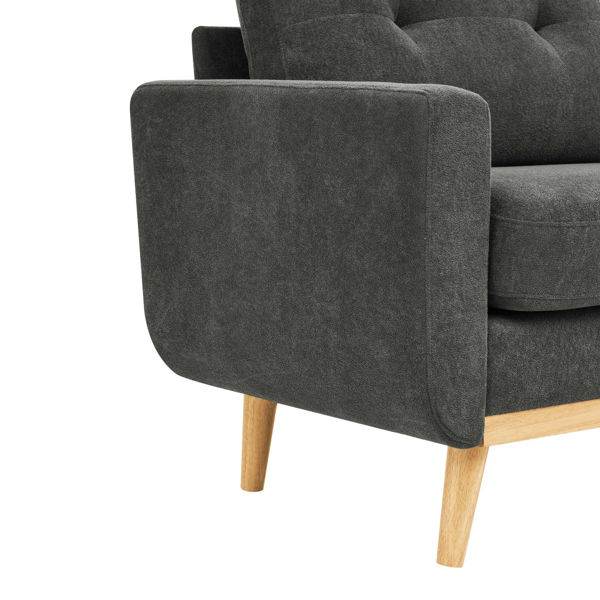 The Rachael Mid-Century Corduroy Engage Sofa