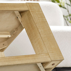 2-Piece Modern Rectangle Coffee Table Set