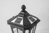 Garden Post Light Black Aluminum Outdoor Column Light