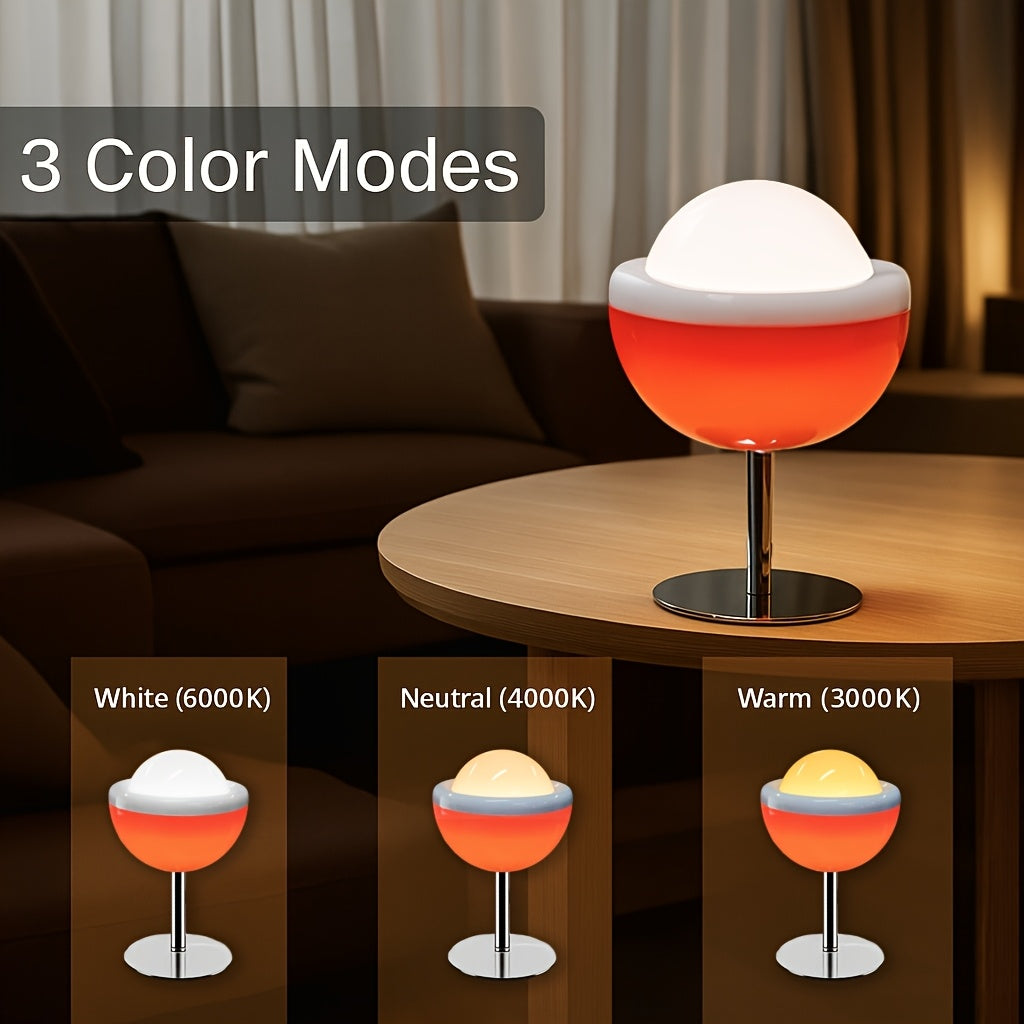 USB Dimmable Desk Lamp – Tri-Color LED Night Light for Bedroom & Gift Holidays