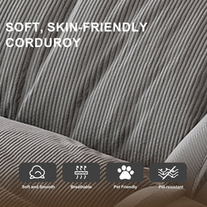 Upholstered Human Dog Bed for Adults and Pets