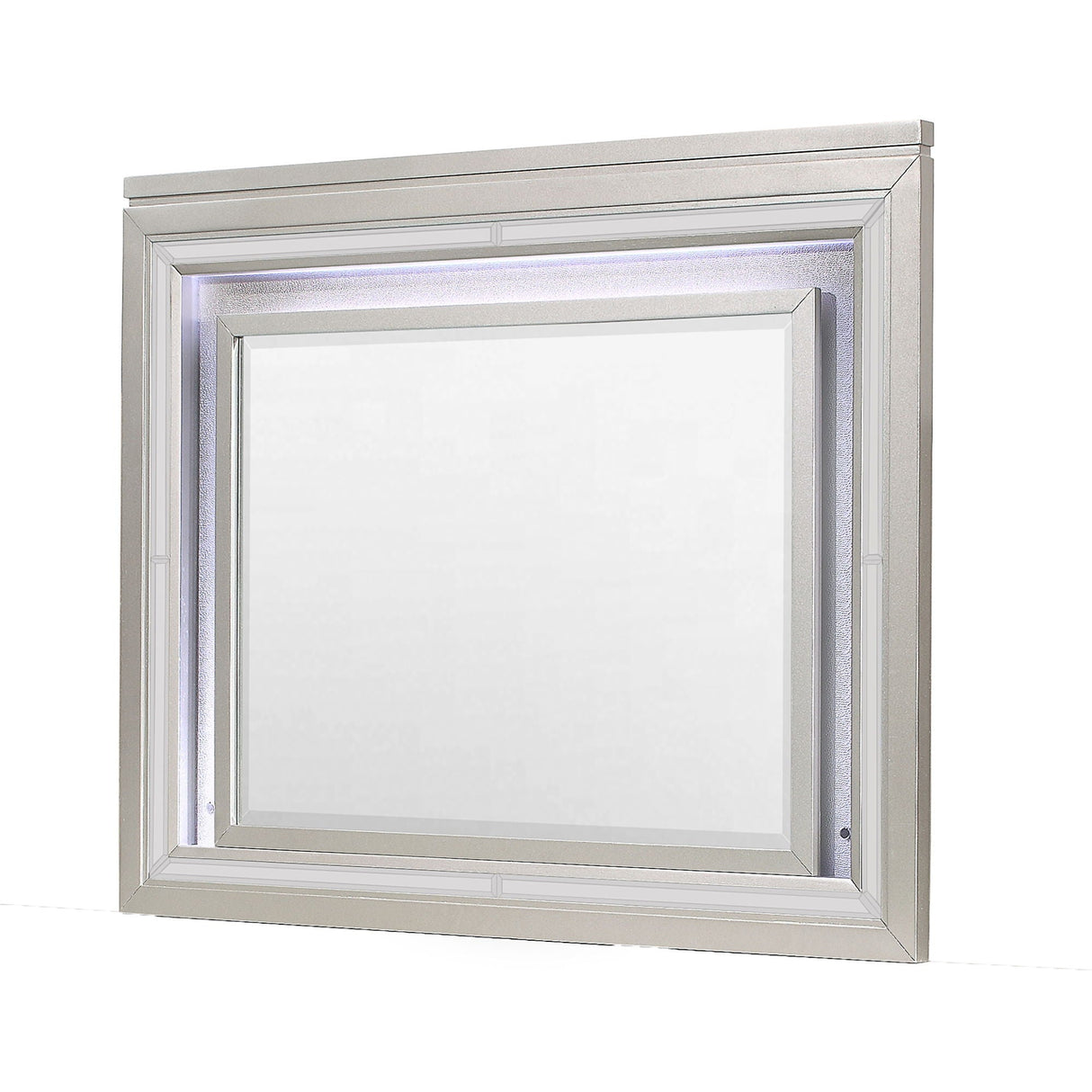 Cross - Glam Mirror With LED - Champagne