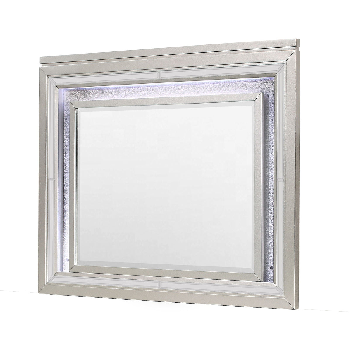 Cross - Glam Mirror With LED - Champagne
