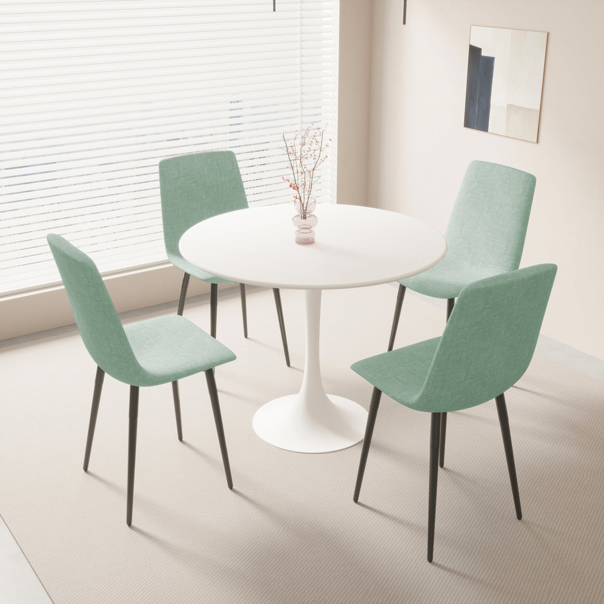 31.5" Dining Table in White