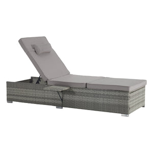 Outdoor Chaise Lounge Chair Set of 2 with Patio Pool Chairs Tanning Lounges