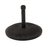 Stylish Concrete Umbrella Base with Iron Support Pole