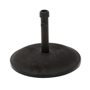 Stylish Concrete Umbrella Base with Iron Support Pole
