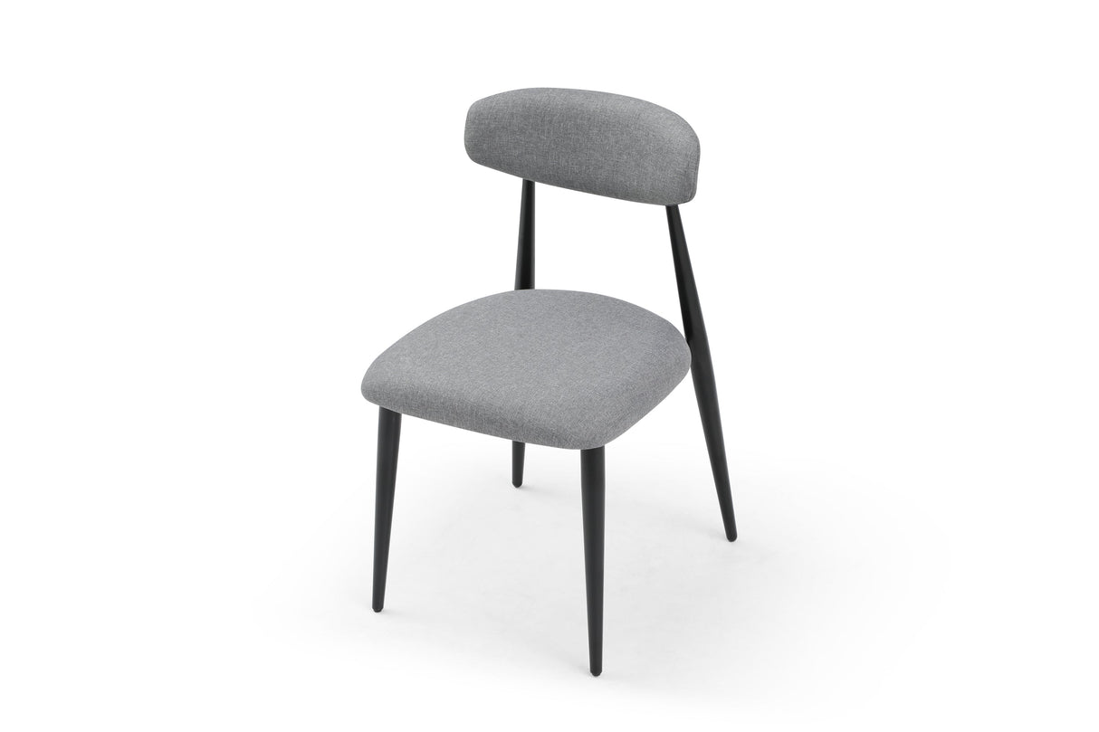 Modern Dining Chairs Set of 2 Grey