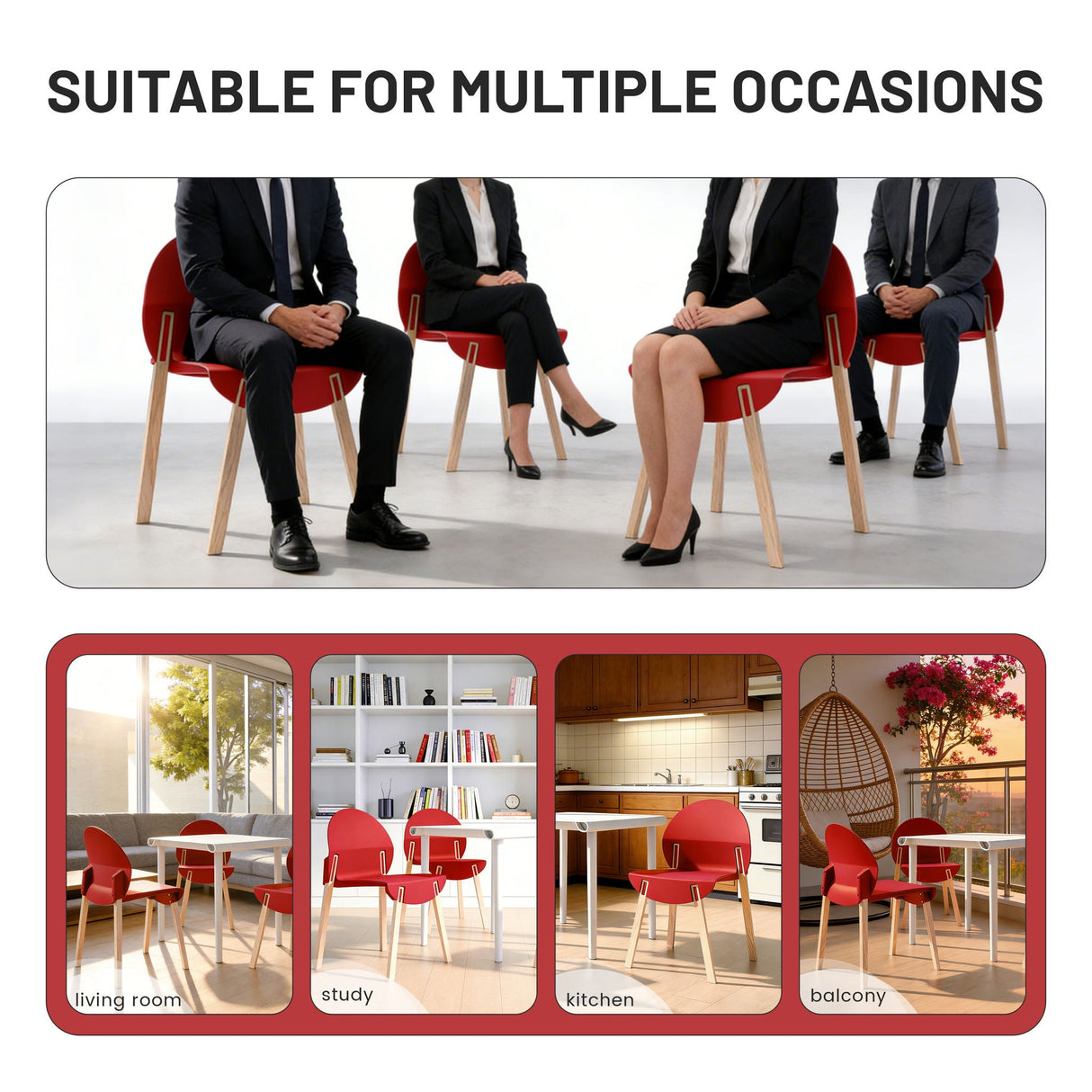 4 Piece Set Of Single Chairs With A Folding Square Table
