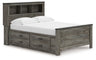 Frandern - Bookcase Panel Bed