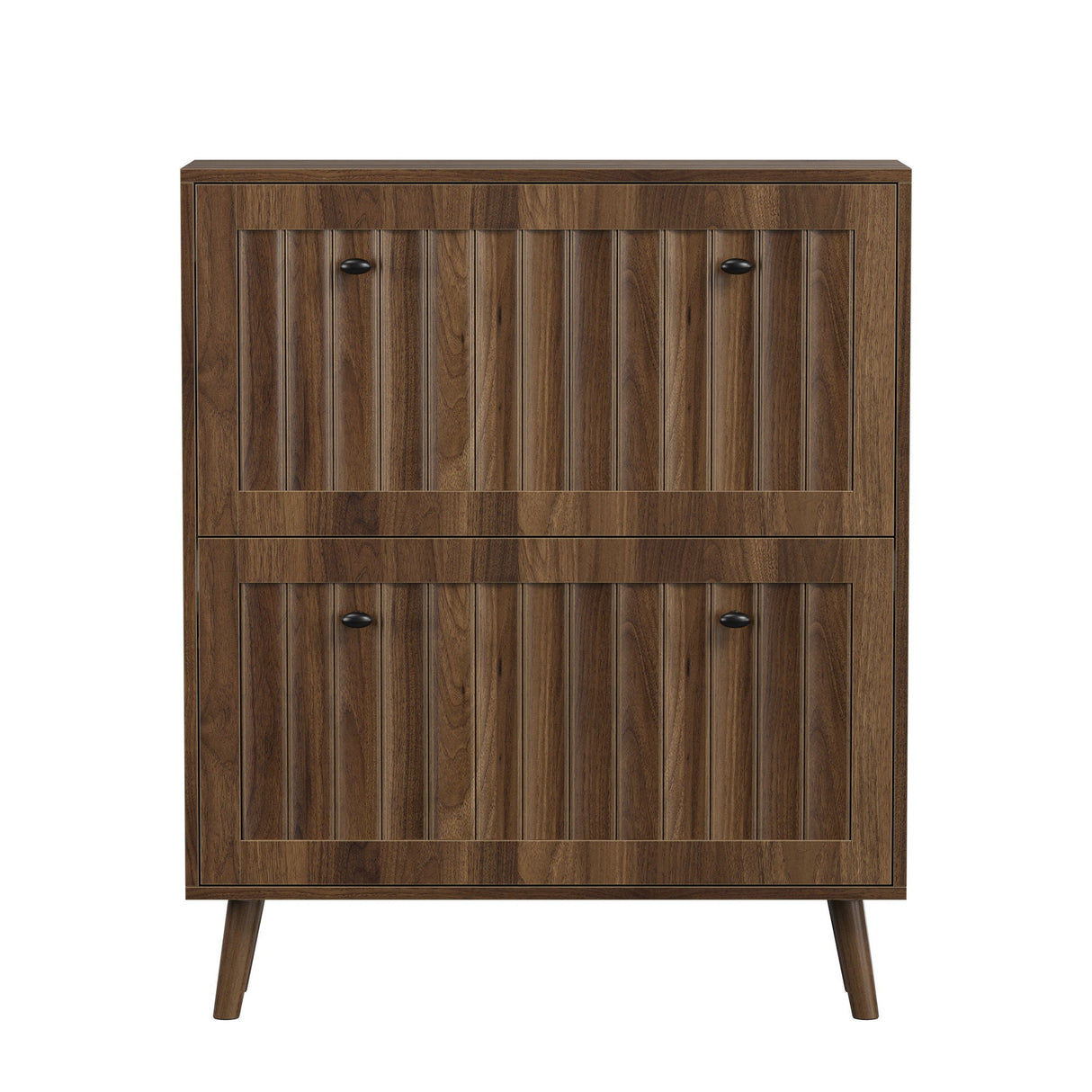 Shoe Cabinet, Storage Unit For Hallways - Walnut