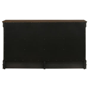 Louis Philippe 6-drawer Dresser Cappuccino