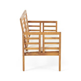 Outdoor caydon love seat, cream