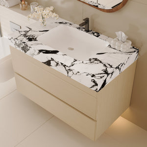 29.9" Modern Floating Bathroom Vanity