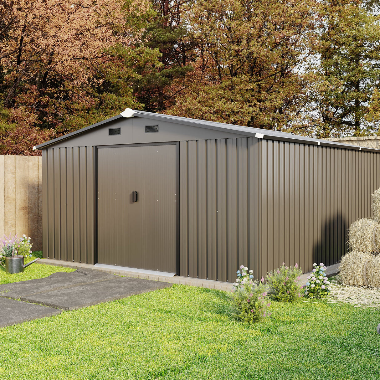 Campcraft 10x12ft Color Steel Plate Storage Shed