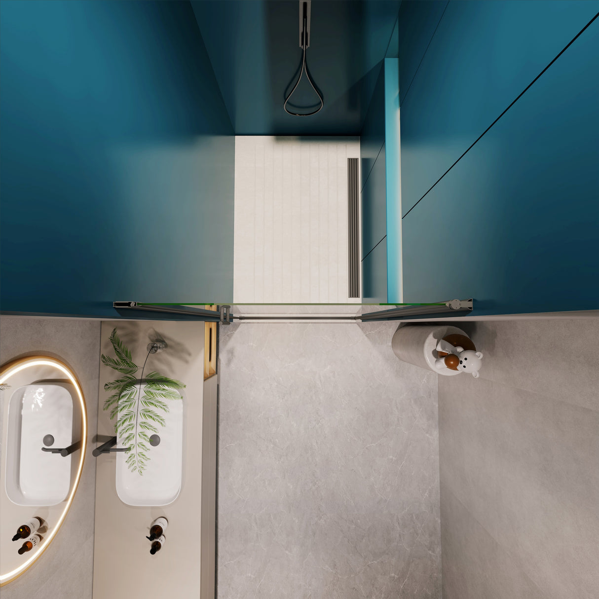 Universal Pivot Shower Door