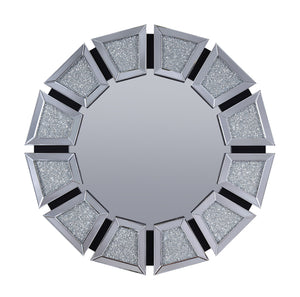 Noralie Mirrored Faux Diamonds Accent Mirror
