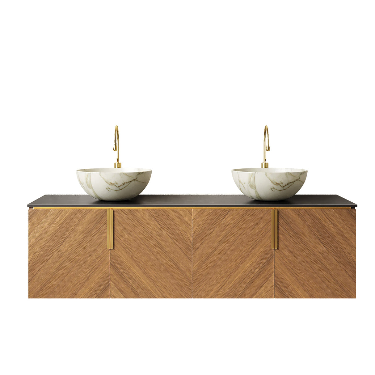 ARAI 60" Bathroom Vanity & Sinks