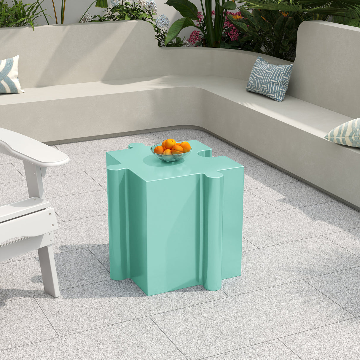Puzzle Art Side Table