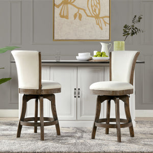 Henry - Armless Swivel Counter Height Bar Stool